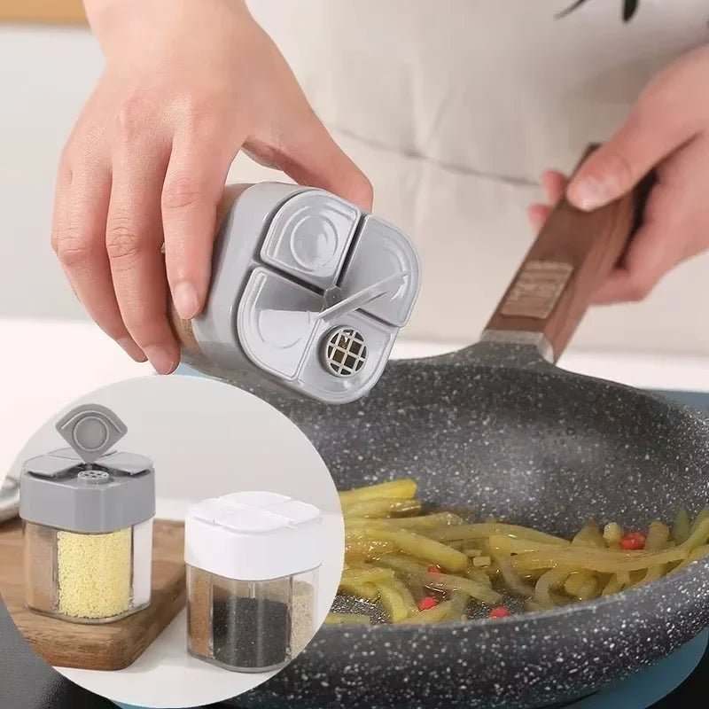 PATHSPICE – Compact and sturdy 4-in-1 travel spice dispenser for camping meals