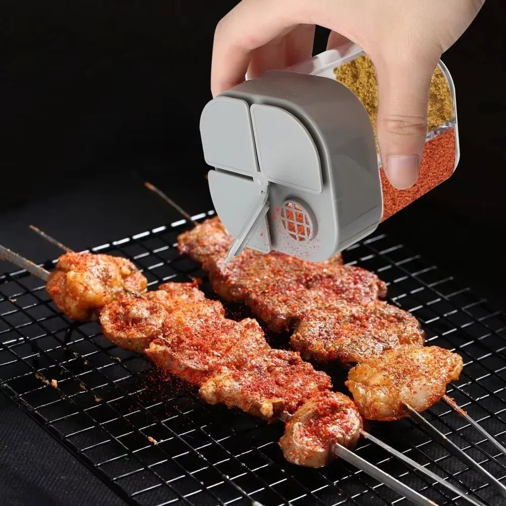 PATHSPICE – Compact and sturdy 4-in-1 travel spice dispenser for camping meals
