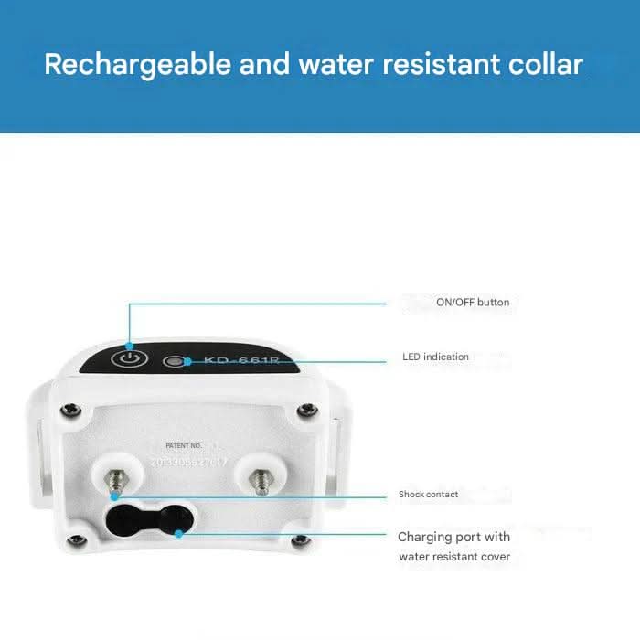 FETCHGUARD – Wireless Pet Fence with Sound & Vibration Warnings