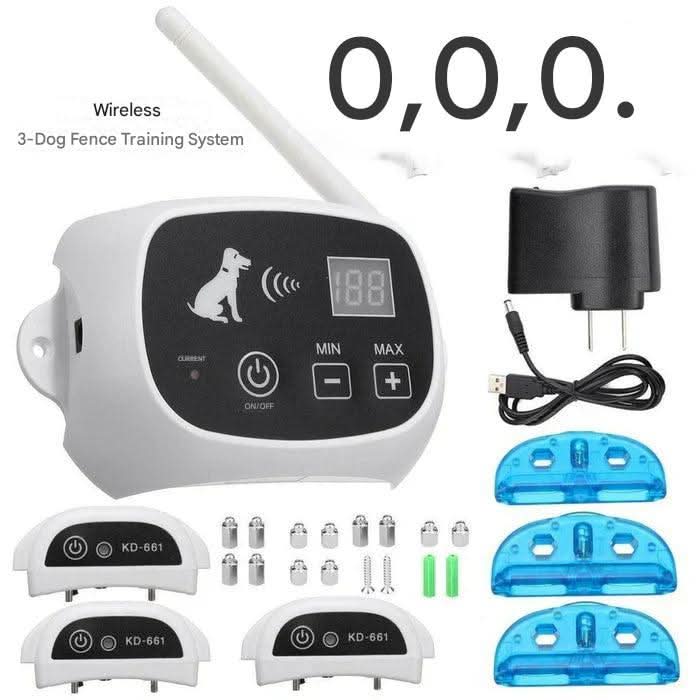 FETCHGUARD – Wireless Pet Fence with Sound & Vibration Warnings