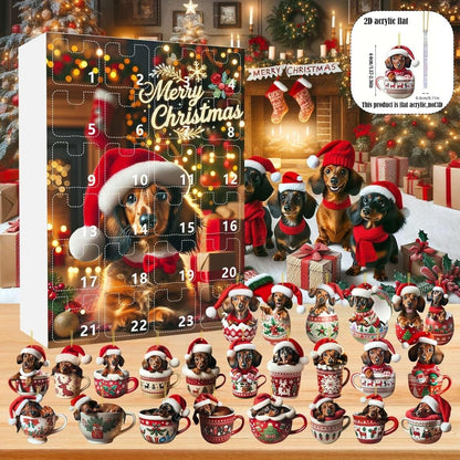 WUFFJOY – 24-day Advent calendar with dachshund theme for animal lovers