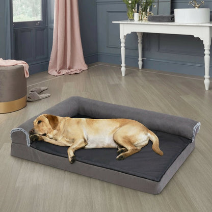 PAWZONE – L-shaped Orthopedic Foam Dog Bed