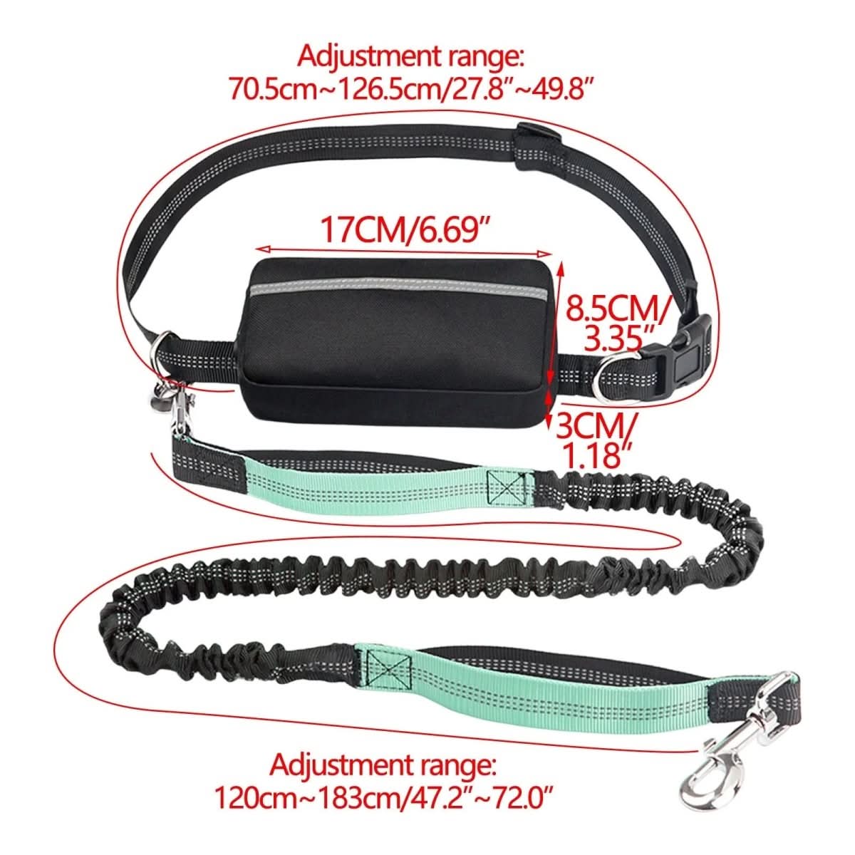PAWRUNNER COMFORT LEASH – Padded, Hands-Free Dog Leash for Training & Walks