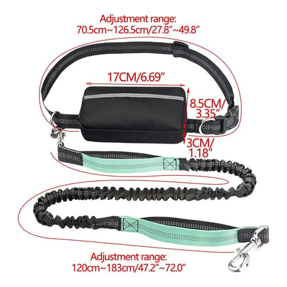 PAWRUNNER COMFORT LEASH – Padded, Hands-Free Dog Leash for Training & Walks