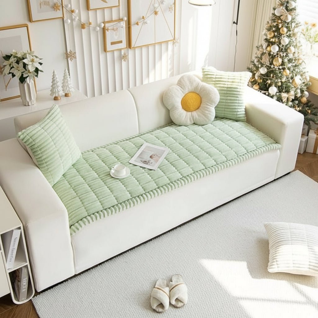 FLANNEL LUXURY – Sofa cover with plush comfort and elegance