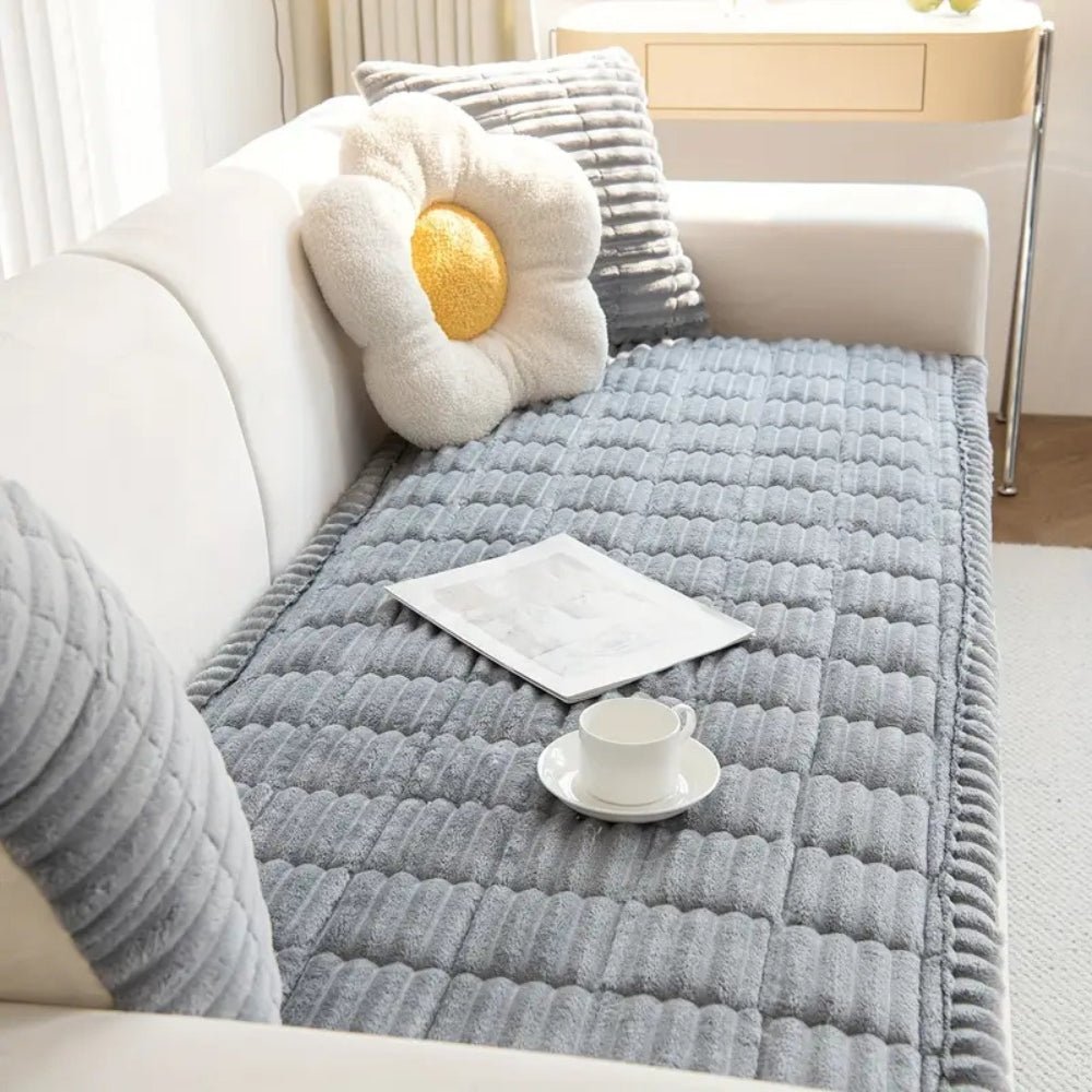 FLANNEL LUXURY – Sofa cover with plush comfort and elegance