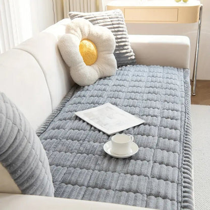 FLANNEL LUXURY – Sofa cover with plush comfort and elegance