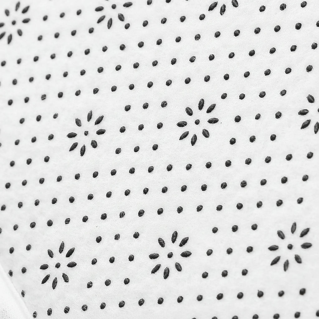 BLÜTENMAT – Anti-slip floor mat with flower and letter pattern