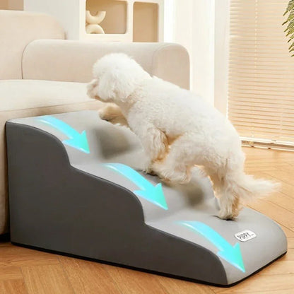FURASCEND – Pet Bed Step Ladder with Non-Slip Steps for Small Dogs and Cats