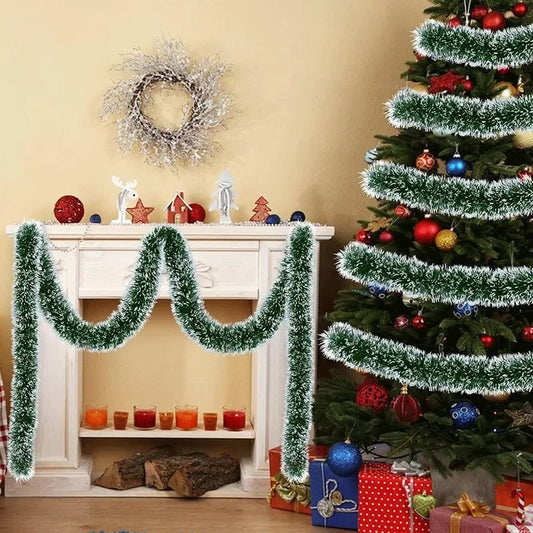 TREELINE – Premium Green Decorative Ribbon for Wreaths and Christmas Tree Decoration