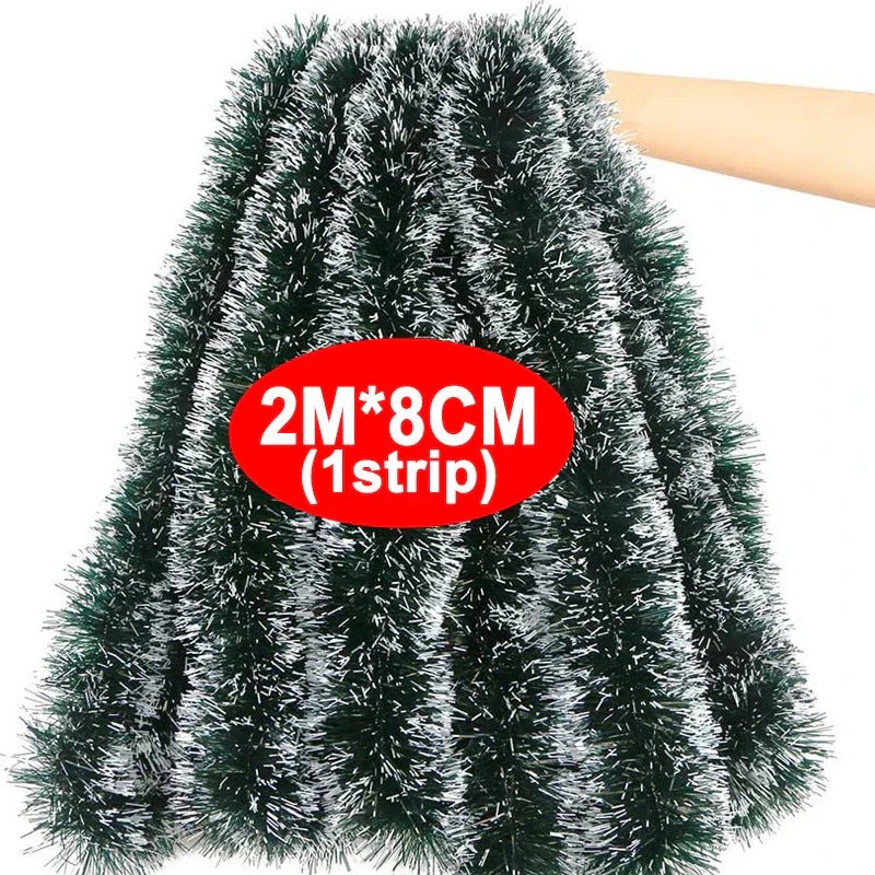 TREELINE – Premium Green Decorative Ribbon for Wreaths and Christmas Tree Decoration
