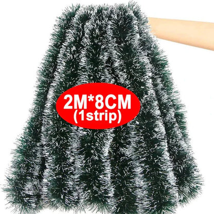 TREELINE – Premium Green Decorative Ribbon for Wreaths and Christmas Tree Decoration