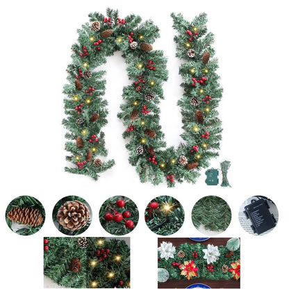 EVERBRIGHT GARLAND – Illuminated Christmas Garland with Timer Function