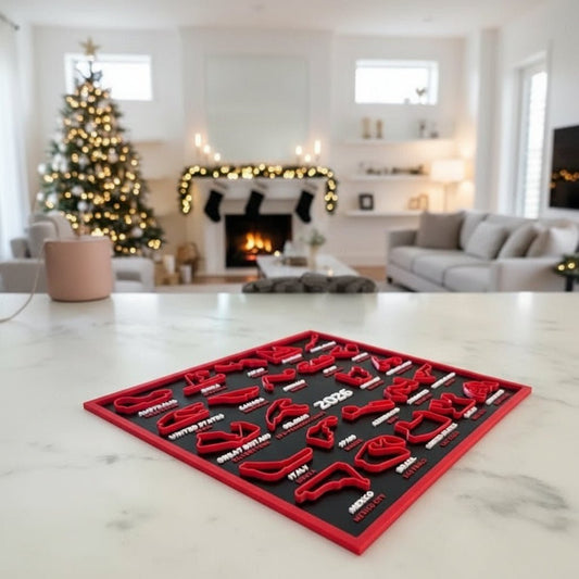 CIRCUIT CAL – 3D-Printed Racing Calendar for the 2026 Season