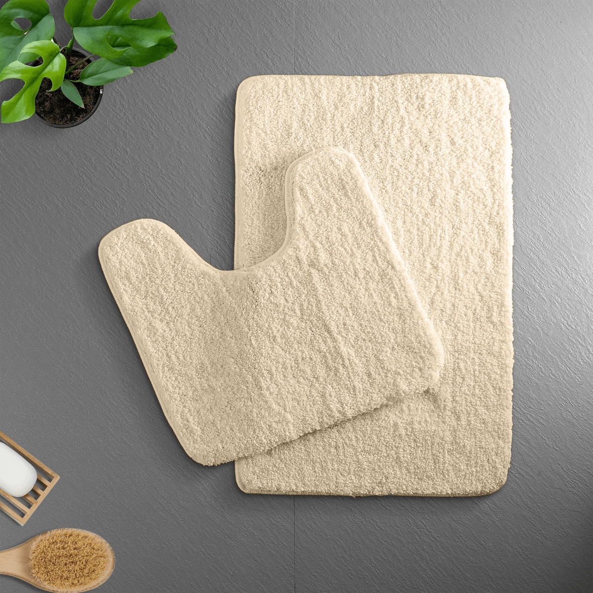 Softura ComfortMat | Fluffy Microfiber Bath Mat | Quick Drying & Non-Slip | Luxurious Bath Rug for Home
