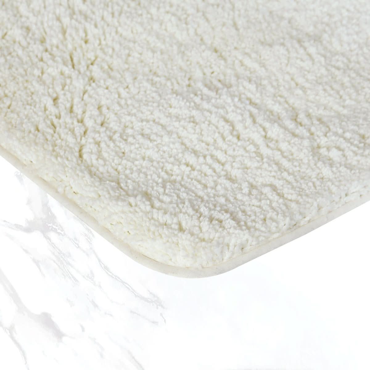 Softura ComfortMat | Fluffy Microfiber Bath Mat | Quick Drying & Non-Slip | Luxurious Bath Rug for Home