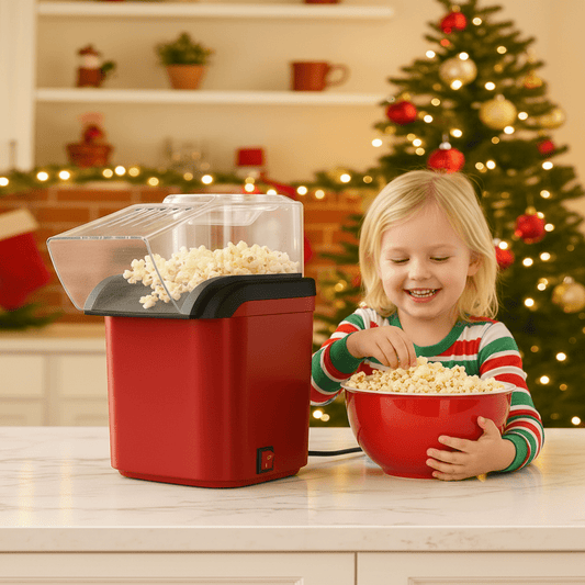 POPJOY AIR – Mini electric popcorn machine for quick, healthy snacks