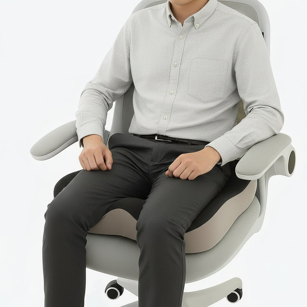PINEALIGN – Office seat cushion with memory foam lumbar support