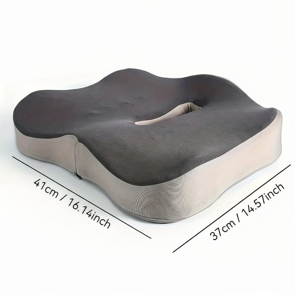 PINEALIGN – Office seat cushion with memory foam lumbar support