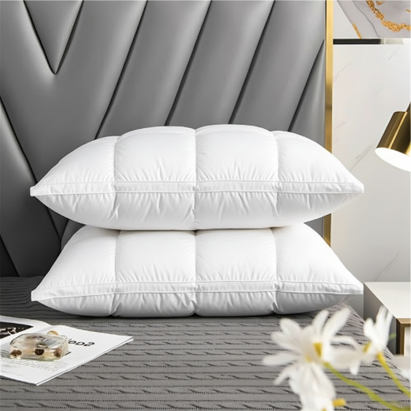 SWANDOWN PILLOW – Luxurious Goose Down Pillow for Restful Sleep