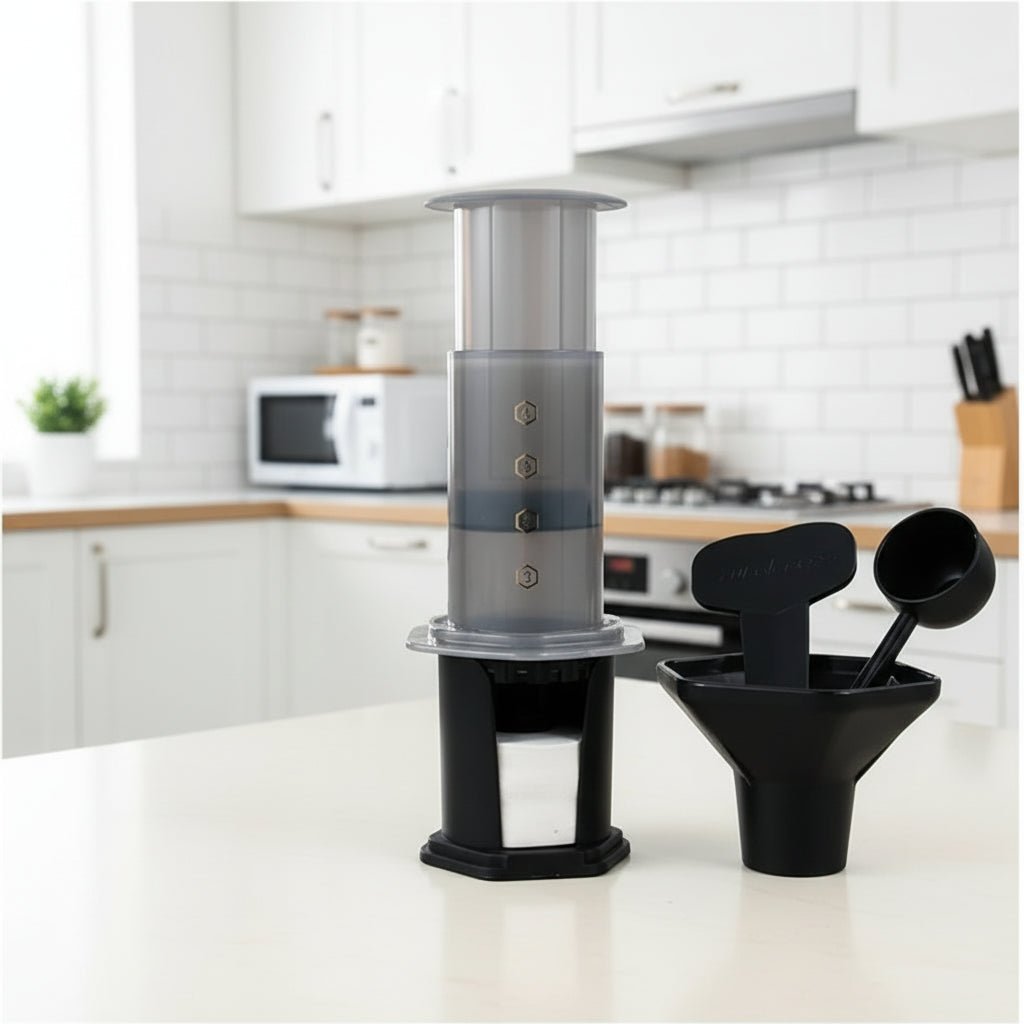PRESSNOVA – Portable French Press Coffee Maker with Durable