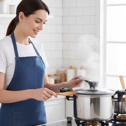 MULTICOOK – Stainless Steel Micro Steam Pressure Cooker for Soups & Stews