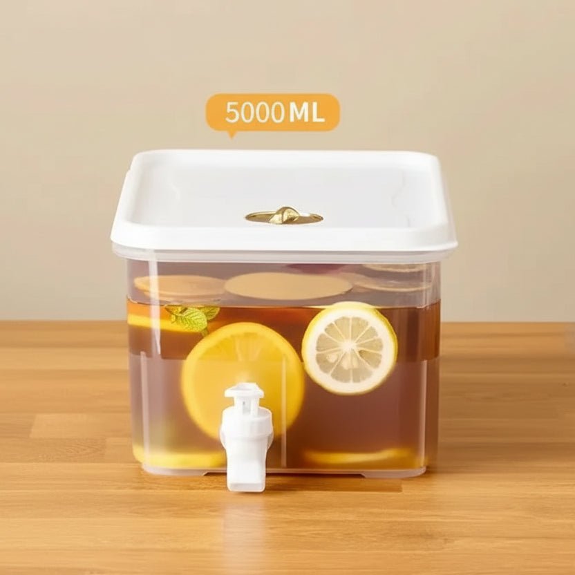 FLOWEASE – 5L Cold Water Dispenser with Leak-Proof Easy-Pour Tap