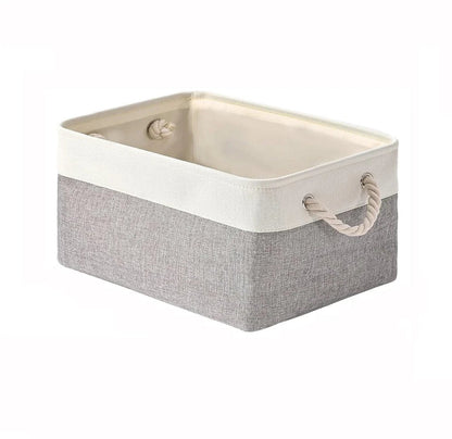 CLEANLIN – Environmentally Friendly Storage Basket Made of Linen Fabric for Bedroom & Living Room