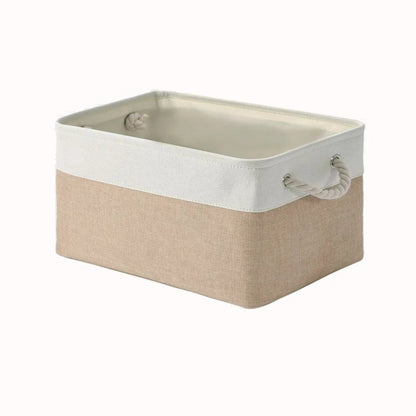 CLEANLIN – Environmentally Friendly Storage Basket Made of Linen Fabric for Bedroom & Living Room