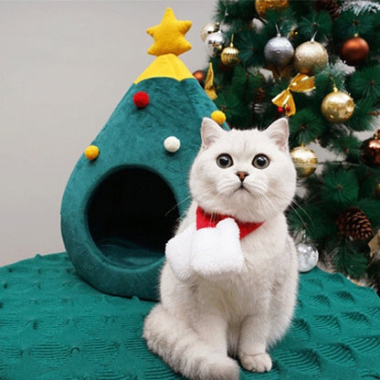 CATYPINE – Christmas Tree Cat Bed for a Cozy Winter Experience
