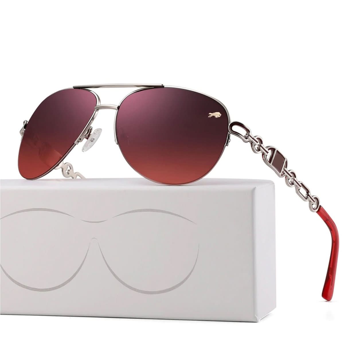 Lunaris Polarized Women's Sunglasses | UV400 Protection | Lightweight Fashion Glasses | Elegant Outdoor Shades