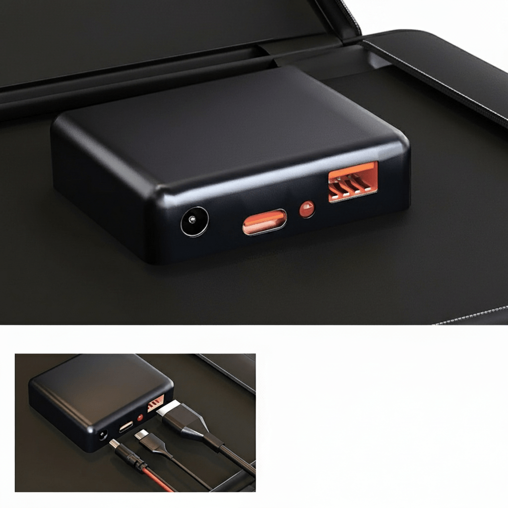 VoltStream Pro – Smart charging with USB-A, USB-C, and DC ports