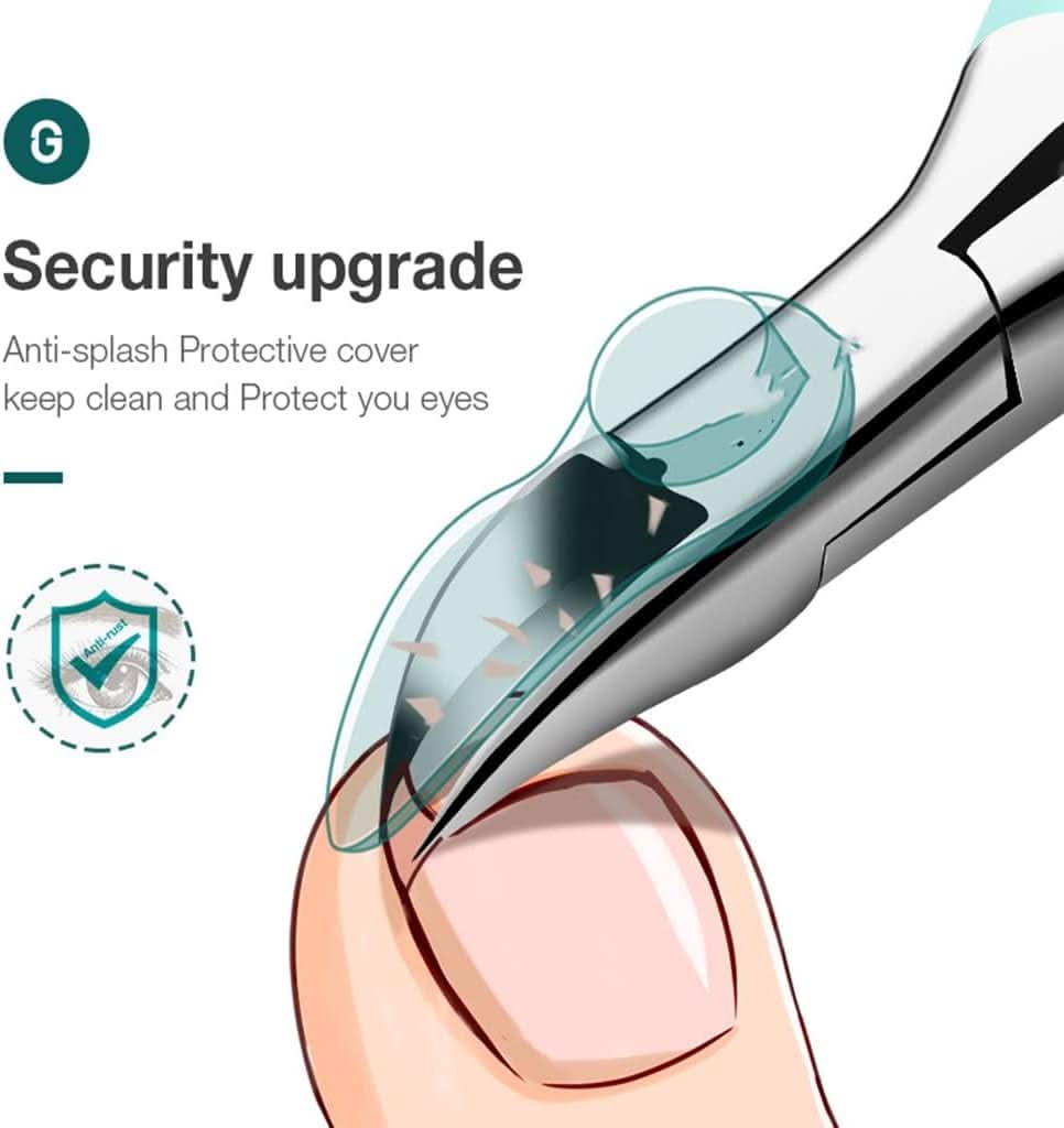 Premium Toenail Clipper for Seniors – Ergonomic Stainless Steel Nail Clipper