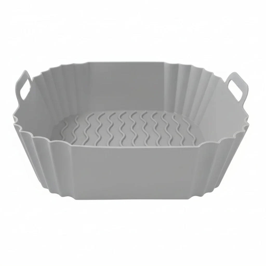 HEISSLUFTPRO – Silicone Insert for the Air Fryer with Handles for Clean, Safe Cooking