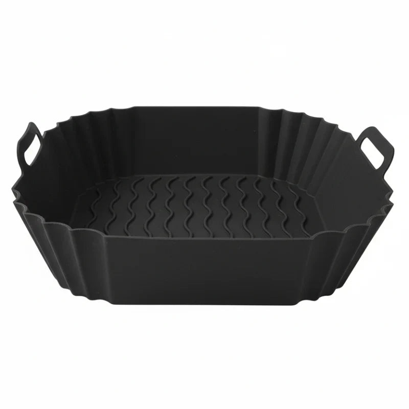HEISSLUFTPRO – Silicone Insert for the Air Fryer with Handles for Clean, Safe Cooking