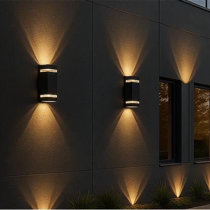 RAYSHIFT – Modern Upward and Downward Outdoor Lights, IP65 Waterproof Garden Lamps