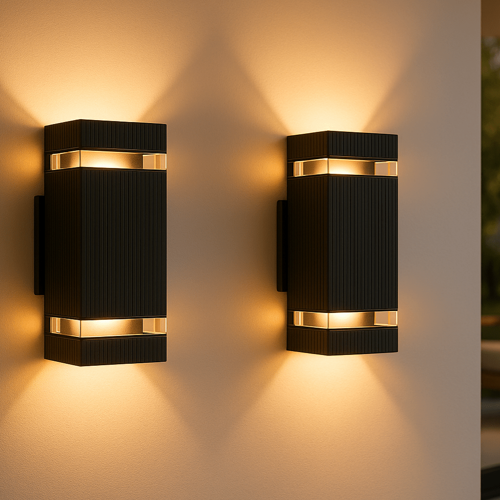 RAYSHIFT – Modern Upward and Downward Outdoor Lights, IP65 Waterproof Garden Lamps