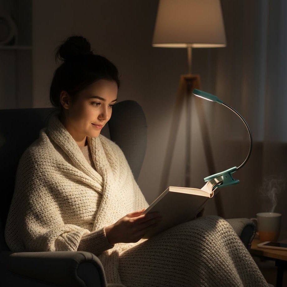 LITFLEX – Flexible LED Reading Light with 3 Color Modes & USB Charging