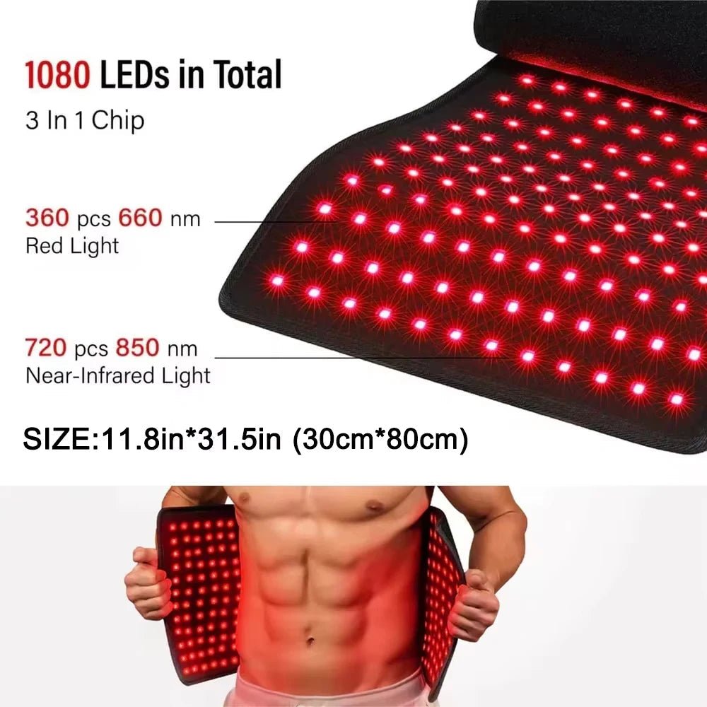 RELAXTHERM – Red Light Therapy Heating Pad for Deep Muscle Relaxation
