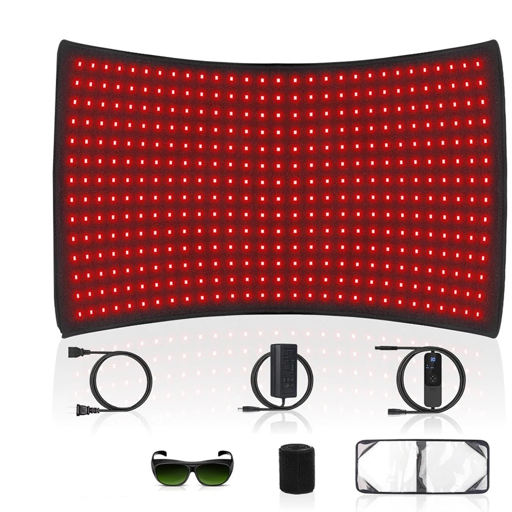 RELAXTHERM – Red Light Therapy Heating Pad for Deep Muscle Relaxation