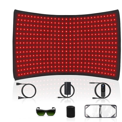 RELAXTHERM – Red Light Therapy Heating Pad for Deep Muscle Relaxation