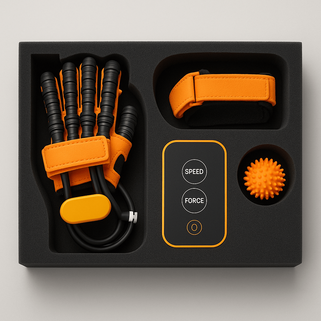 SYNCHROGRIP – Automatic Hand Trainer Glove for Home Rehabilitation & Strength Building