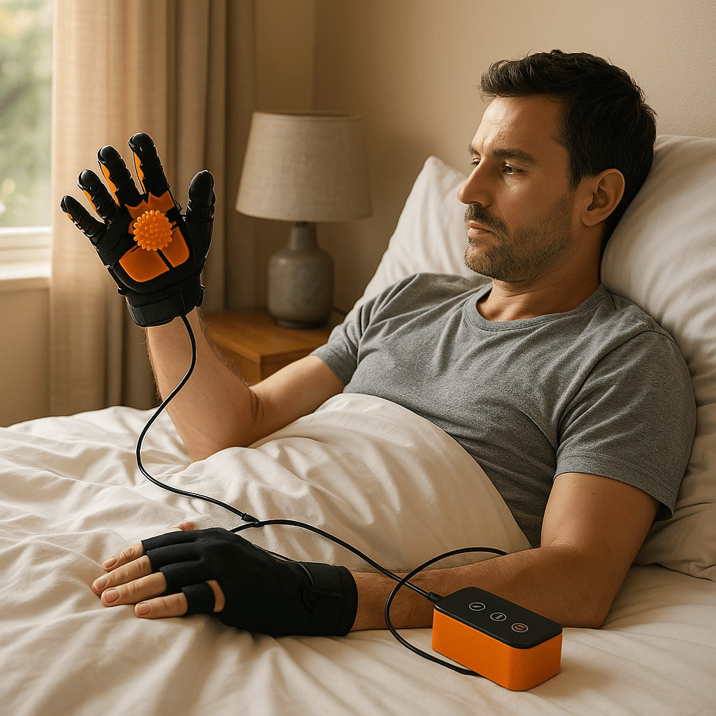 SYNCHROGRIP – Automatic Hand Trainer Glove for Home Rehabilitation & Strength Building