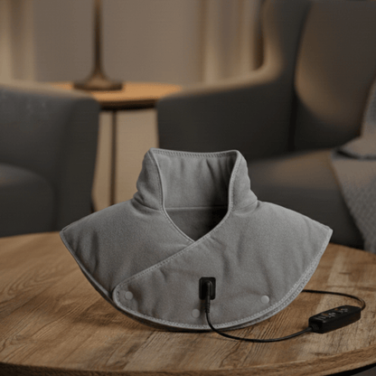 PULSEHEAT – USB Neck Massager with Variable Heat Mode & Vibration Relaxation