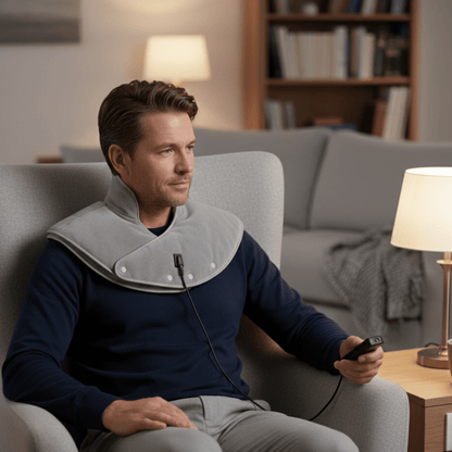 PULSEHEAT – USB Neck Massager with Variable Heat Mode & Vibration Relaxation
