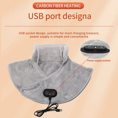 PULSEHEAT – USB Neck Massager with Variable Heat Mode & Vibration Relaxation