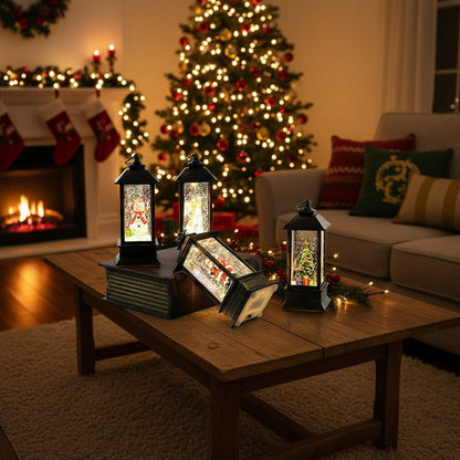 TIMELIGHT – Retro Lantern with Warm Light & Integrated Holiday Timer