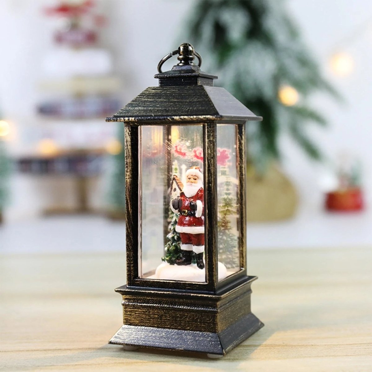 TIMELIGHT – Retro Lantern with Warm Light & Integrated Holiday Timer