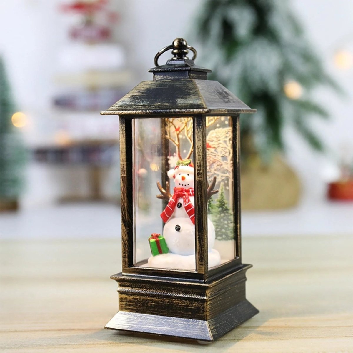 TIMELIGHT – Retro Lantern with Warm Light & Integrated Holiday Timer