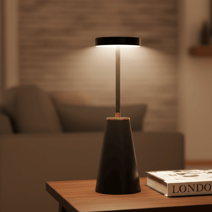 NIGHTBEAM – Minimalist wireless table lamp with warm & cool light modes